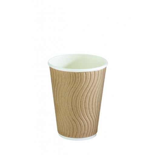 12oz Natural Double Wall Hot Cup