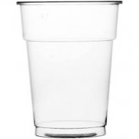 10oz Polypropylene Flexi Glass Clear (1/2 Pint) CE