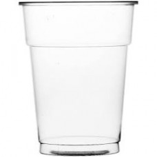 10oz Polypropylene Flexi Glass Clear (1/2 Pint) CE